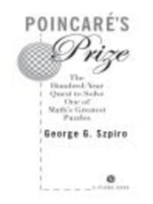 Poincare s Prize