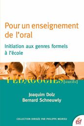 Pour un enseignement de l oral