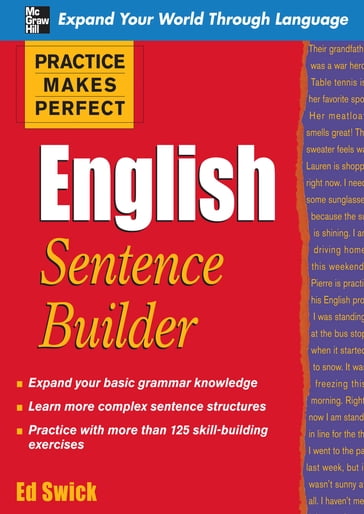 Practice Makes Perfect English Sentence Builder - Ed Swick