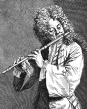 Principes de la flute traversiere, ou flute d Allemagne, de la flute à bec ou flute douce et du hautbois, divisez par traitez