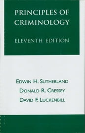 Principles of Criminology