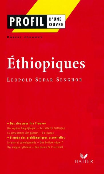 Profil - Senghor (Léopold Sédar) : Ethiopiques - Georges Decote - Léopold Sédar Senghor - Robert Jouanny