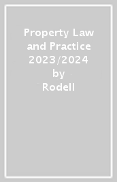 Property Law and Practice 2023/2024