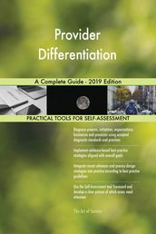Provider Differentiation A Complete Guide - 2019 Edition