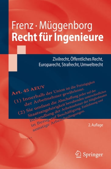 Recht für Ingenieure - Walter Frenz - Hans-Jurgen Muggenborg