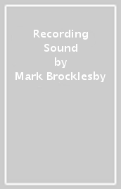 Recording Sound