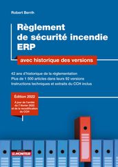 Règlement de sécurité incendie ERP avec historique des versions