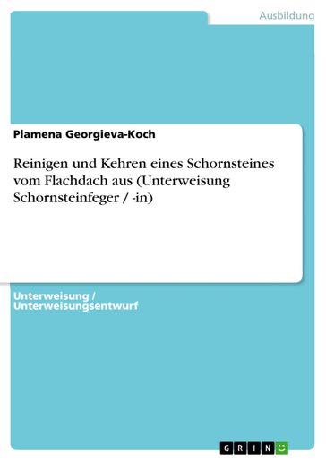Reinigen und Kehren eines Schornsteines vom Flachdach aus (Unterweisung Schornsteinfeger / -in) - Plamena Georgieva-Koch