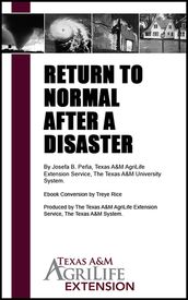 Return to Normal After a Disaster