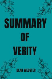 SUMMARY OF VERITY By Colleen Hoover