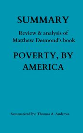 SUMMARY of Poverty, By America