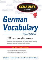 Schaum s Outline of German Vocabulary, 3ed