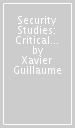 Security Studies: Critical Perspectives