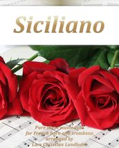 Siciliano Pure sheet music duet for French horn and trombone arranged by Lars Christian Lundholm