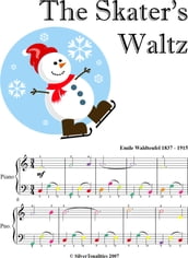 Skater s Waltz Easiest Piano Sheet Music with Colored Notes