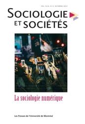 Sociologie et sociétés. Vol. 49 No. 2, Automne 2017