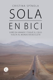 Sola en bici