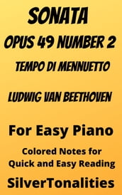Sonata Opus 49 Number 2 Tempo di Menuetto Easy Piano Sheet Music