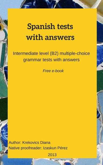 Spanish Tests With Answers - Diana Krekovics