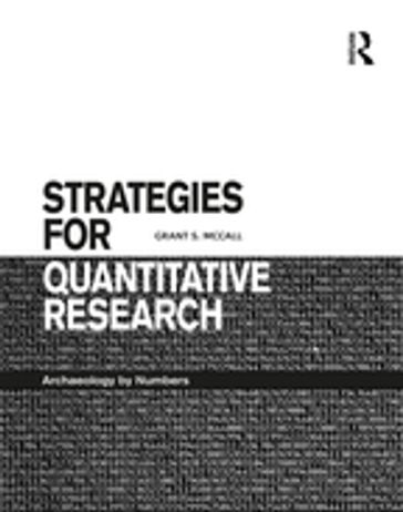 Strategies for Quantitative Research - Grant S. McCall