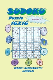 Sudoku Puzzle 16X16, Volume 3