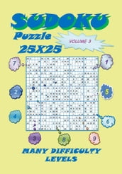 Sudoku Puzzle 25X25, Volume 3