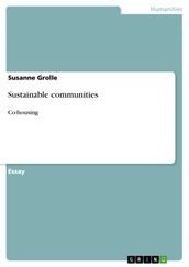 Sustainable communities