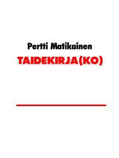 TAIDEKIRJA(KO)