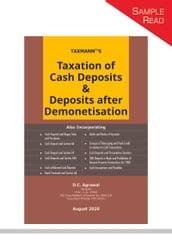 Taxmann s Taxation of Cash Deposits & Deposits After Demonetisation