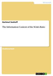 The Information Content of the SG&A Ratio