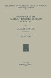 The Solution of the Karelian Refugee Problem in Finland