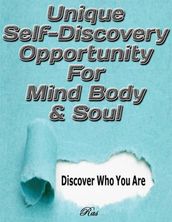 Unique Self-Discovery Opportunity For Mind Body & Soul Activity Book