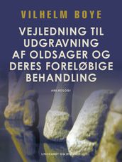 Vejledning til udgravning af oldsager og deres foreløbige behandling