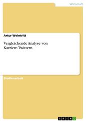 Vergleichende Analyse von Karriere-Twittern