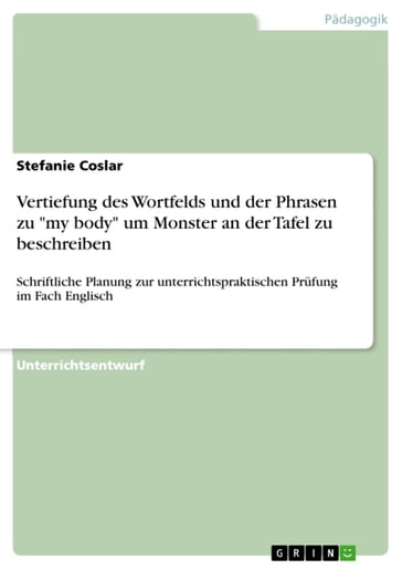 Vertiefung des Wortfelds und der Phrasen zu 'my body' um Monster an der Tafel zu beschreiben - Stefanie Coslar