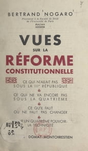 Vues sur la réforme constitutionnelle
