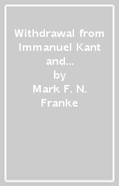 Withdrawal from Immanuel Kant and International Relations