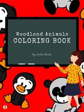 Woodland Animals Coloring Book for Kids Ages 3+ (Printable Version)