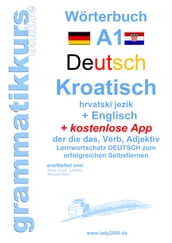 Wörterbuch Deutsch - KROATISCH- Englisch Niveau A1