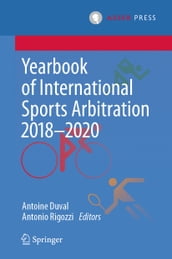 Yearbook of International Sports Arbitration 20182020