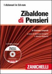 Zibaldone di pensieri. CD-ROM. Con Contenuto digitale (fornito elettronicamente)