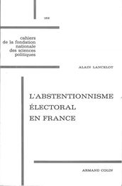 L abstentionnisme électoral en France