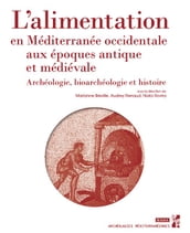 L alimentation en Méditerranée occidentale aux époques antique et médiévale