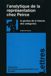 L analytique de la représentation chez Peirce