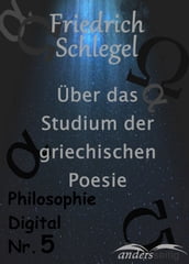 Über das Studium der griechischen Poesie