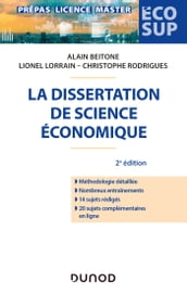 La dissertation de science économique - 2e éd.