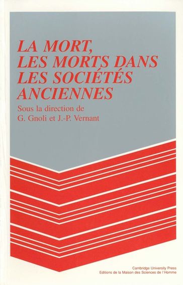 La mort, les morts dans les sociétés anciennes - Collectif