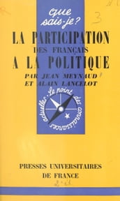 La participation des Français à la politique