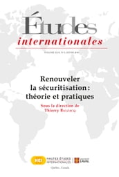 Études internationales. Volume 49 numéro 1, hiver 2018
