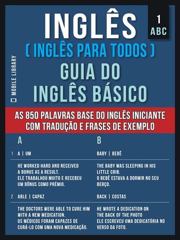 1  ABC - Inglês ( Inglês Para Todos ) Guia do Inglês Básico - Mobile Library